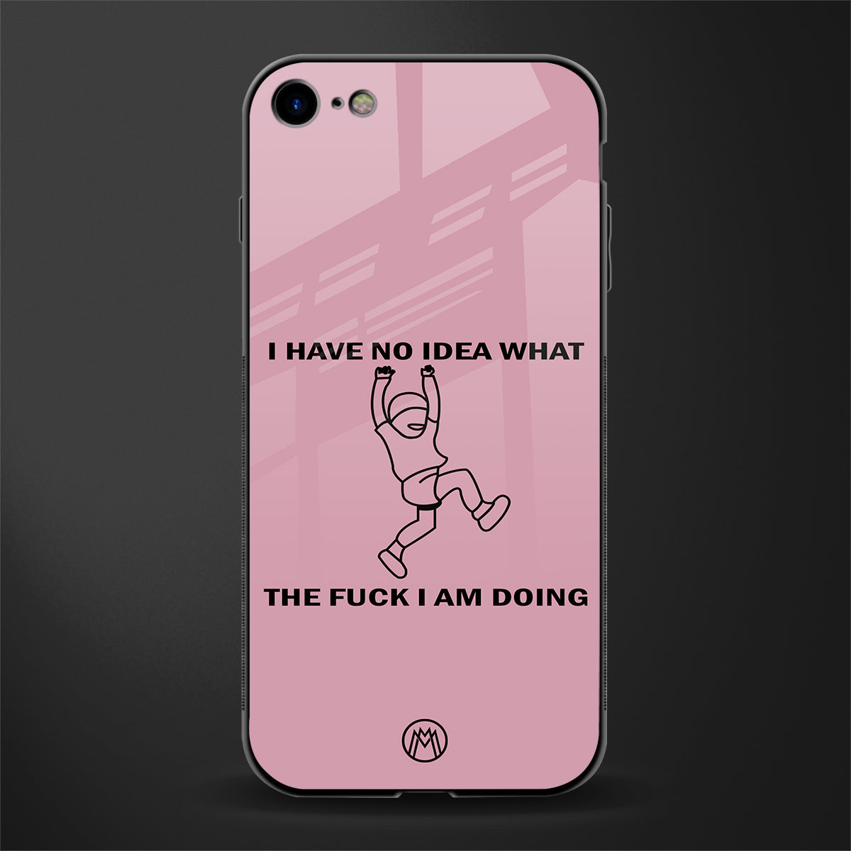 i have no idea glass case for iphone se 2020 image