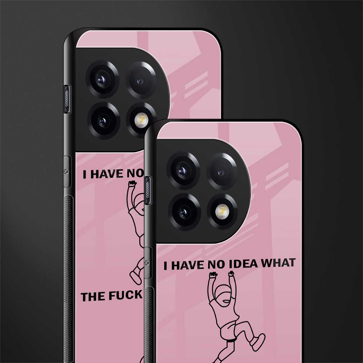 i have no idea back phone cover | glass case for oneplus 11r
