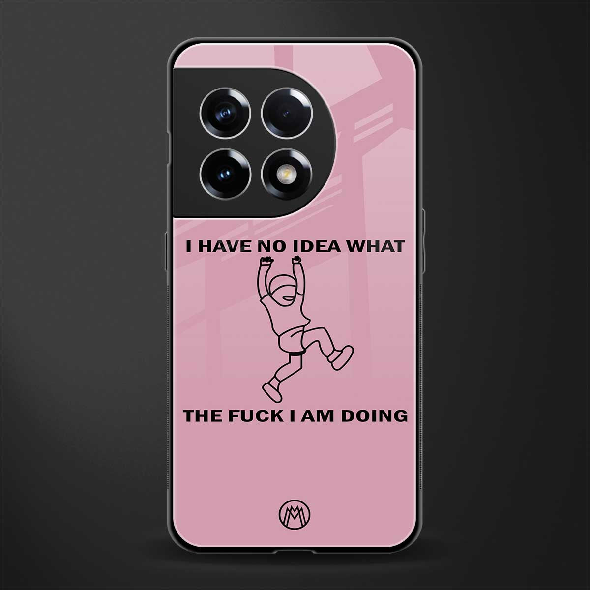 i have no idea back phone cover | glass case for oneplus 11r