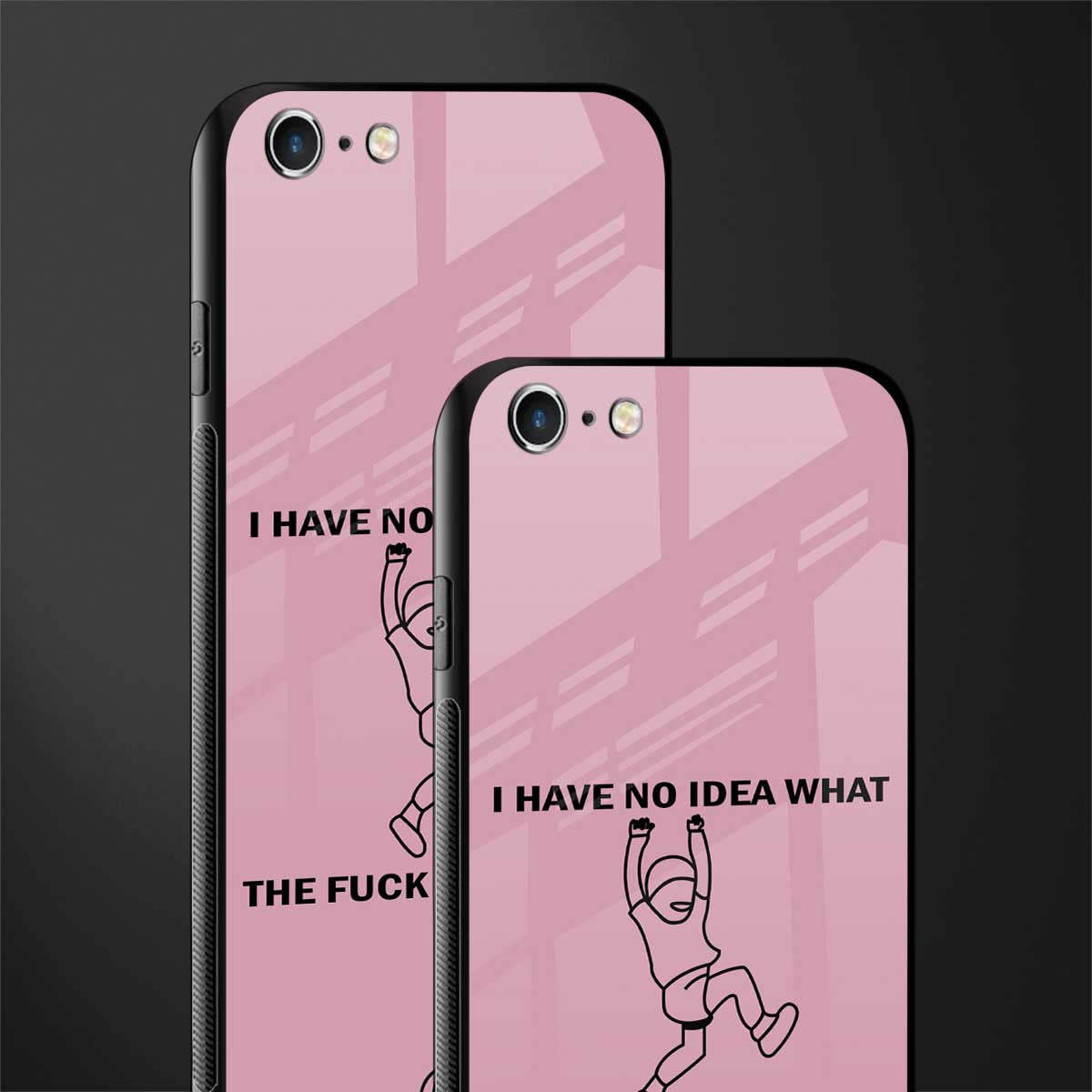 i have no idea glass case for iphone 6 image-2