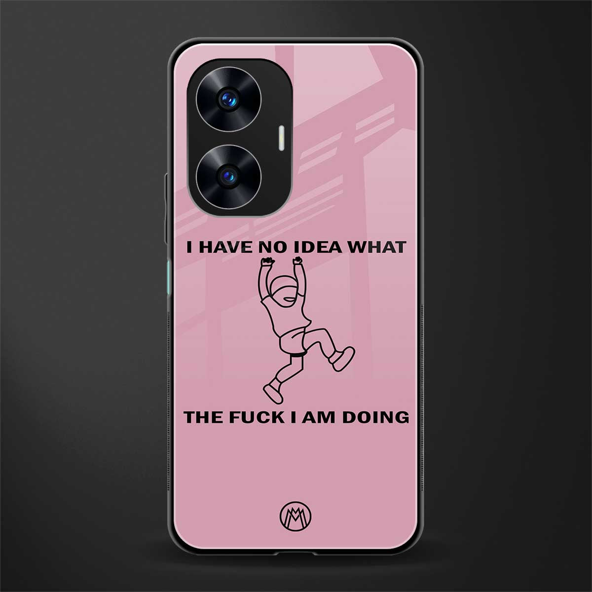 i have no idea back phone cover | glass case for realme c55