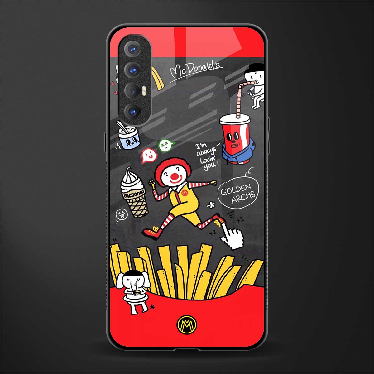i'm always lovin' you glass case for oppo reno 3 pro image