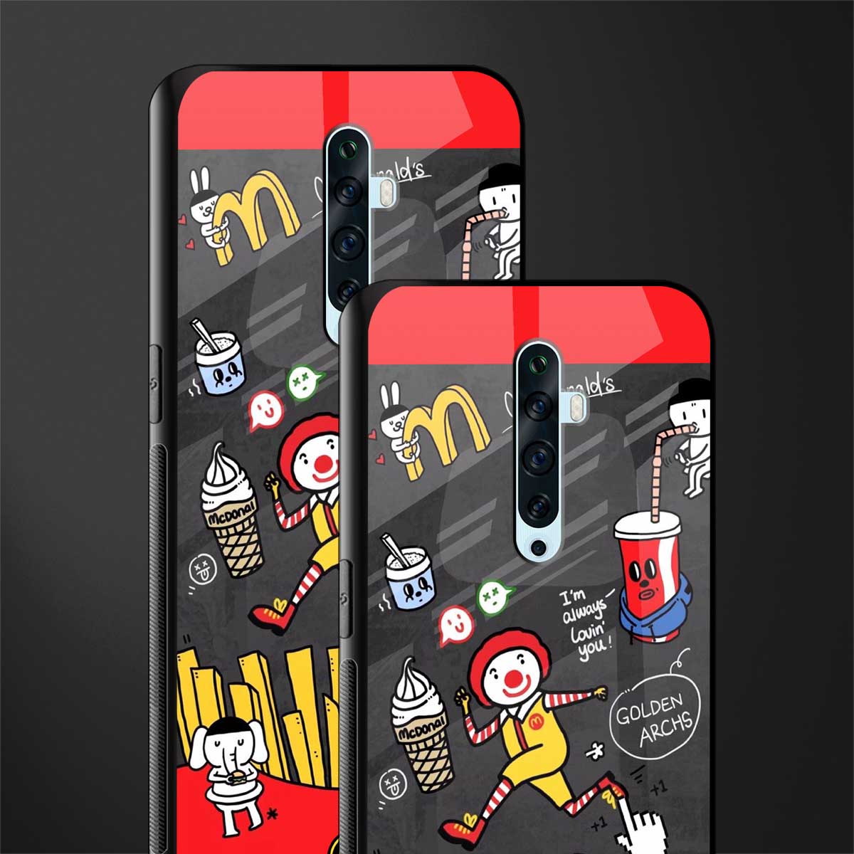 i'm always lovin' you glass case for oppo reno 2f image-2