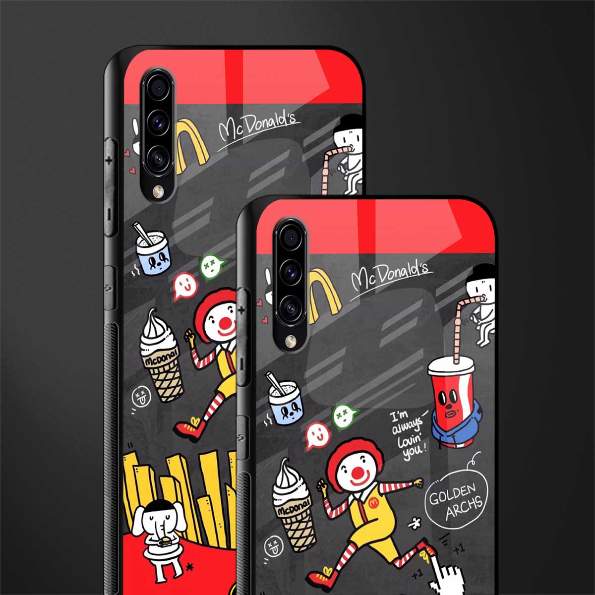i'm always lovin' you glass case for samsung galaxy a70 image-2