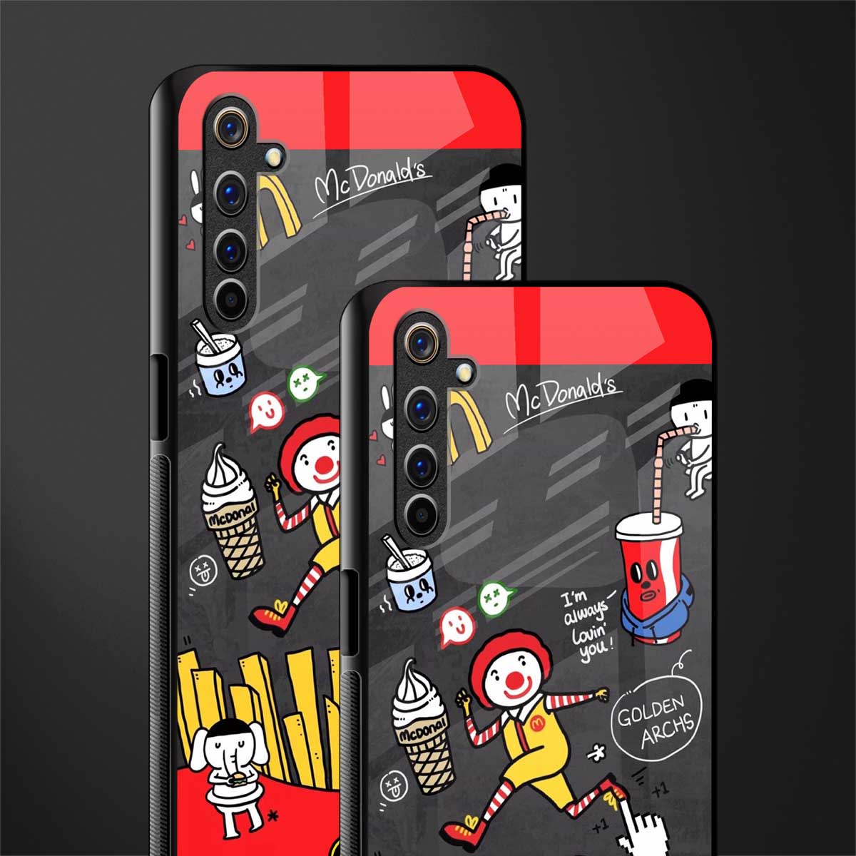 i'm always lovin' you glass case for realme 6i image-2