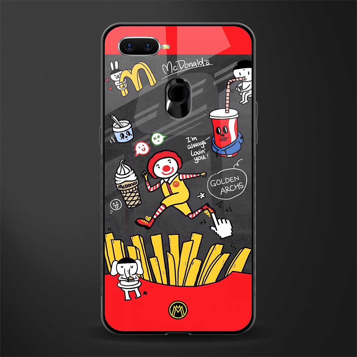 i'm always lovin' you glass case for oppo a7 image