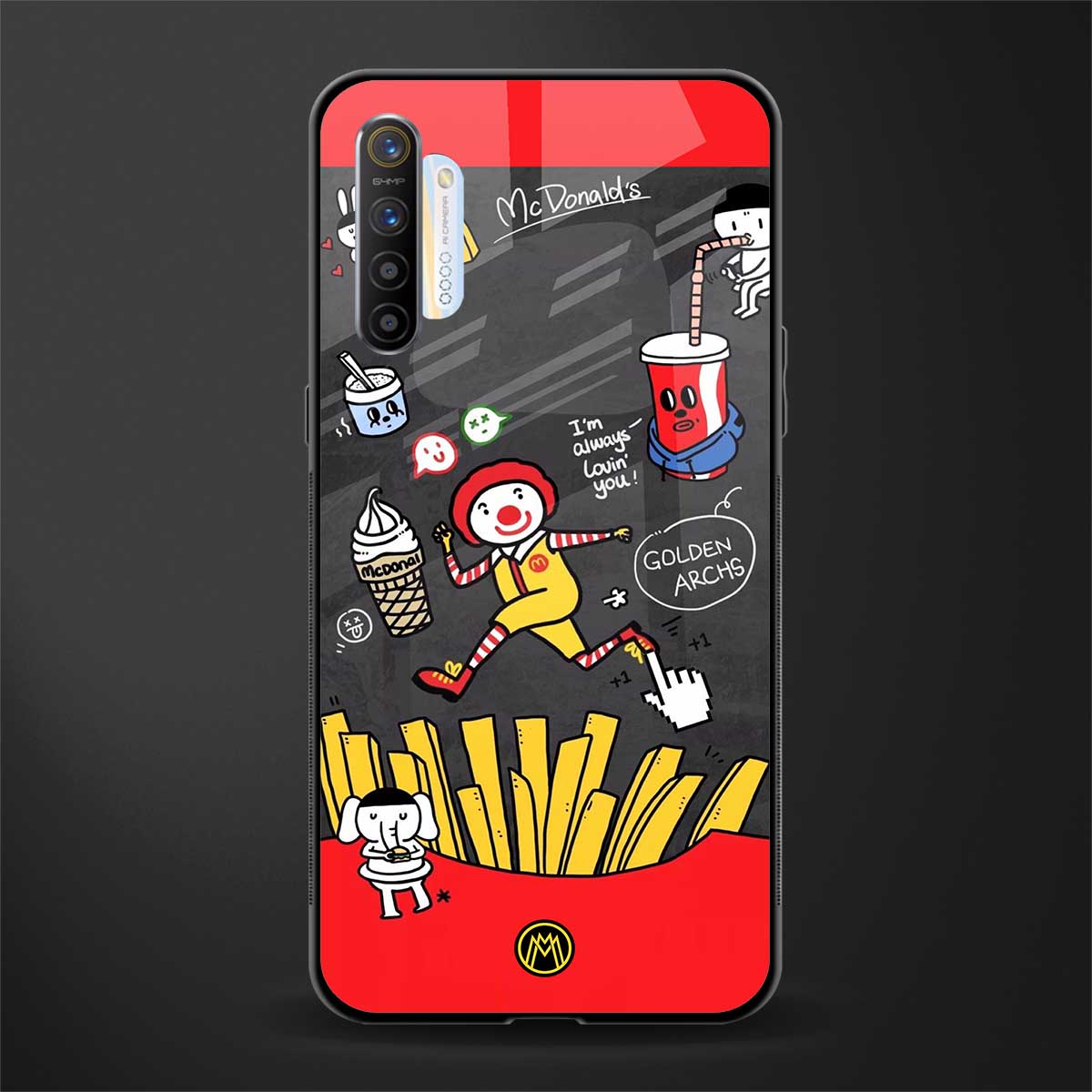 i'm always lovin' you glass case for realme x2 image