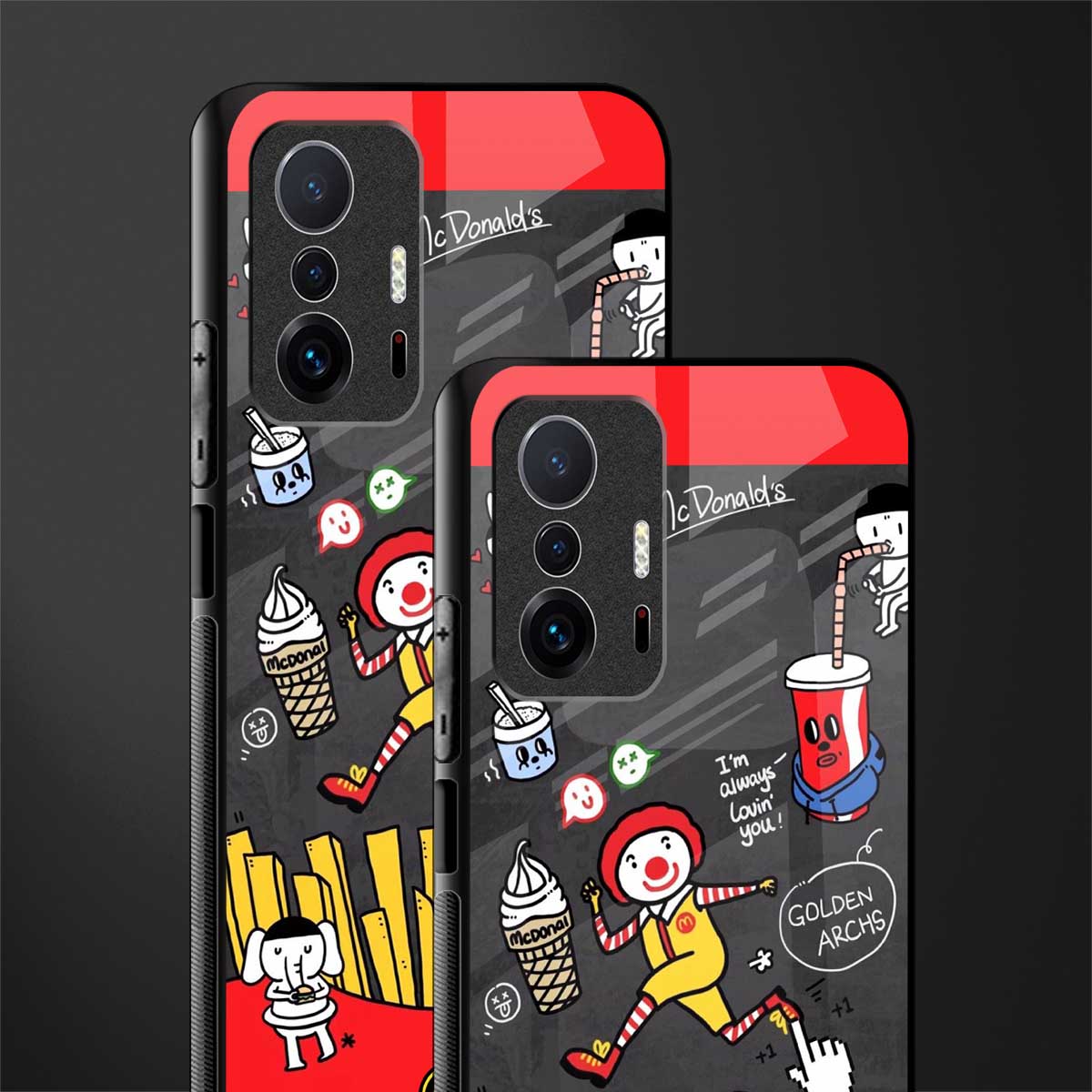 i'm always lovin' you glass case for mi 11t pro 5g image-2