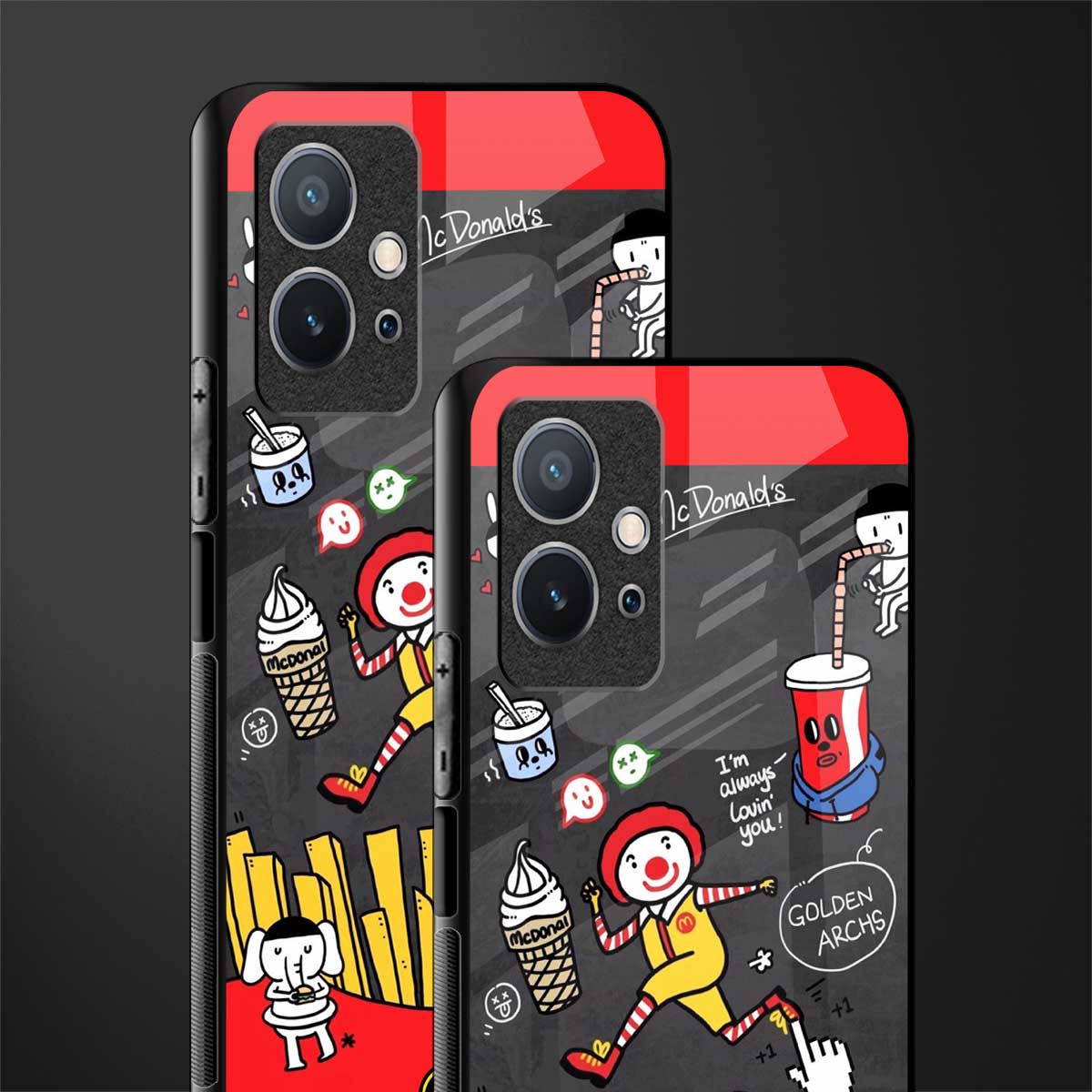 i'm always lovin' you glass case for vivo y75 5g image-2