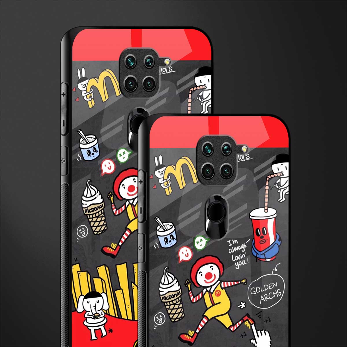i'm always lovin' you glass case for redmi note 9 image-2
