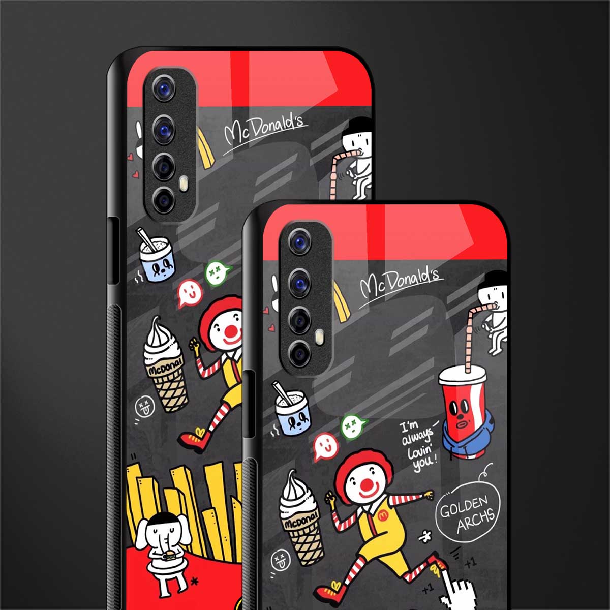 i'm always lovin' you glass case for realme 7 image-2