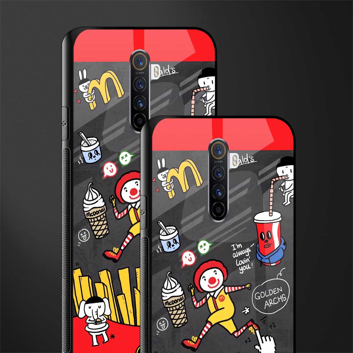 i'm always lovin' you glass case for realme x2 pro image-2