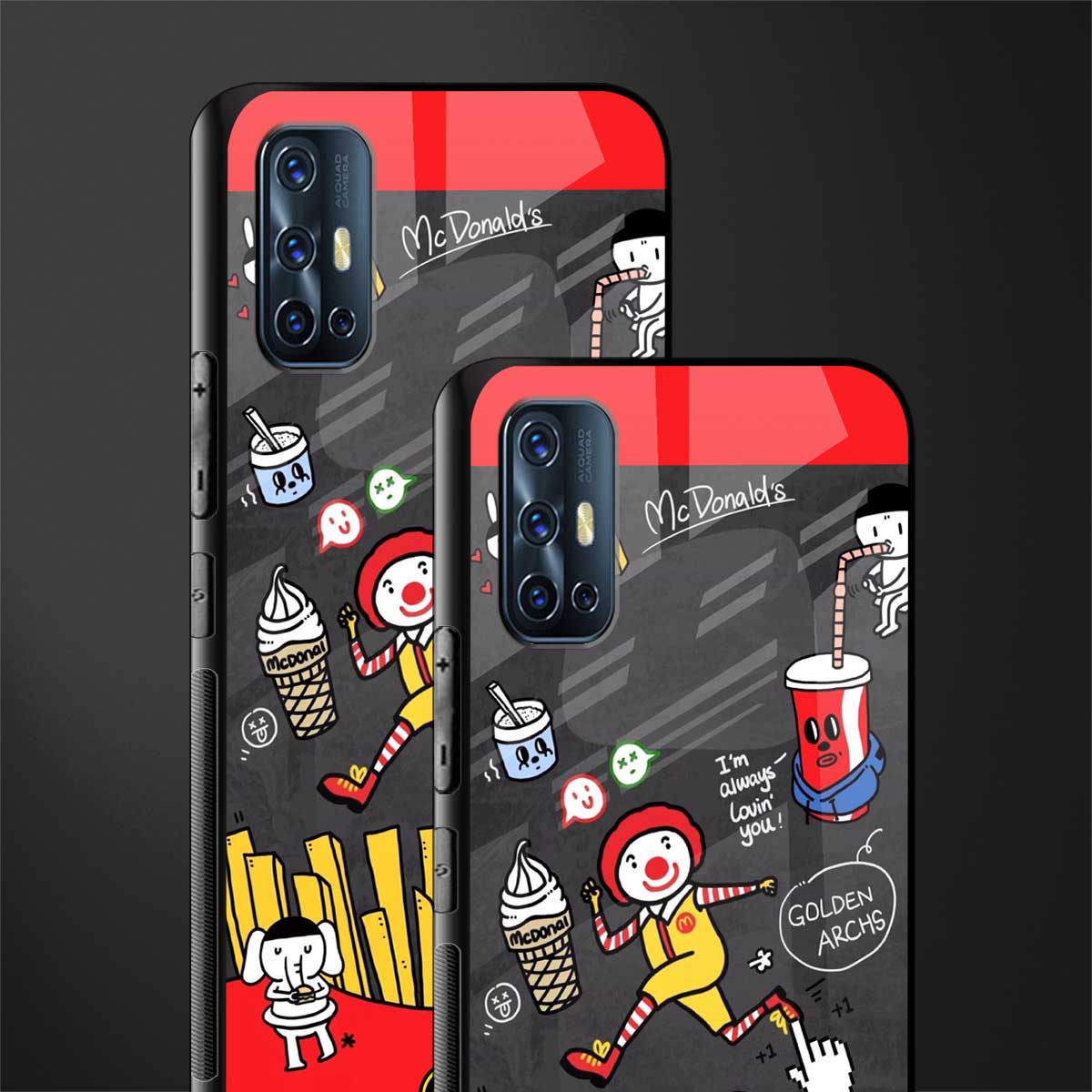 i'm always lovin' you glass case for vivo v17 image-2