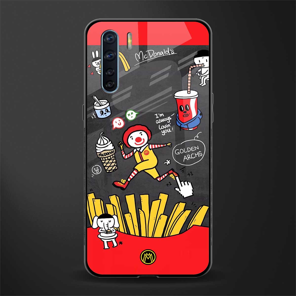 i'm always lovin' you glass case for oppo f15 image