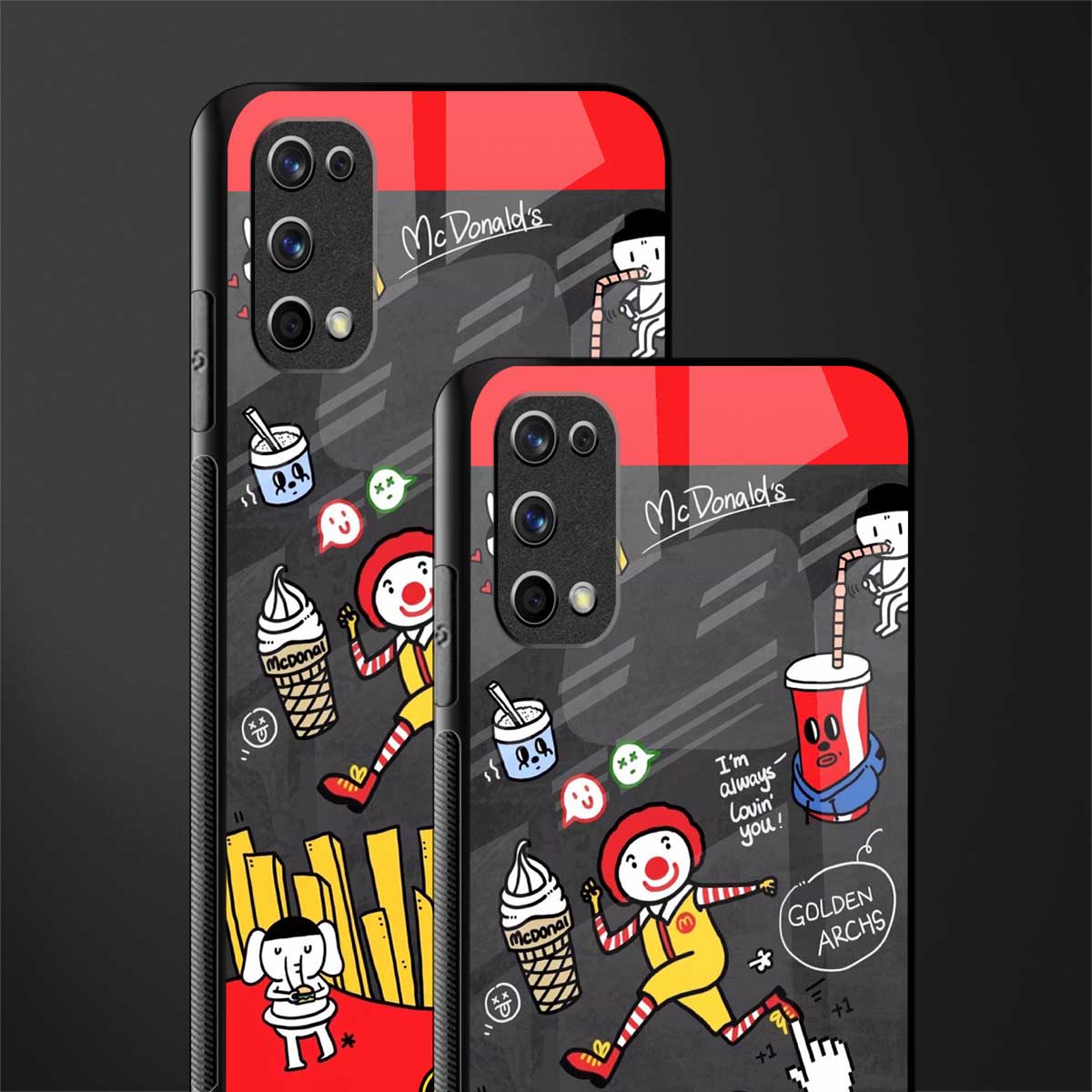 i'm always lovin' you glass case for realme 7 pro image-2