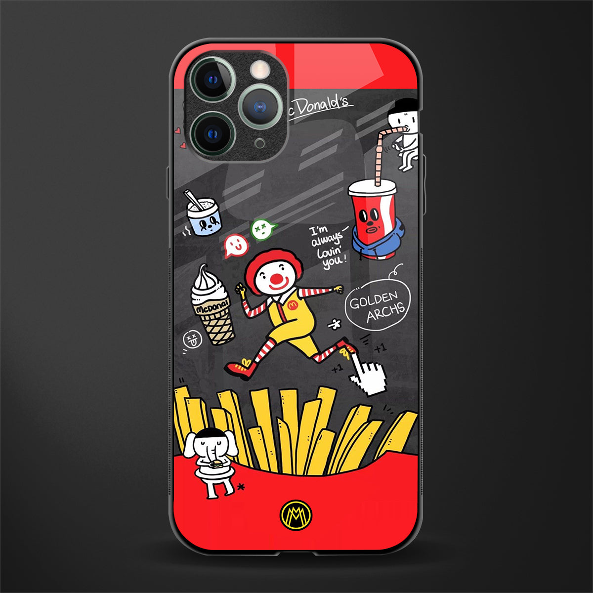 i'm always lovin' you glass case for iphone 11 pro image