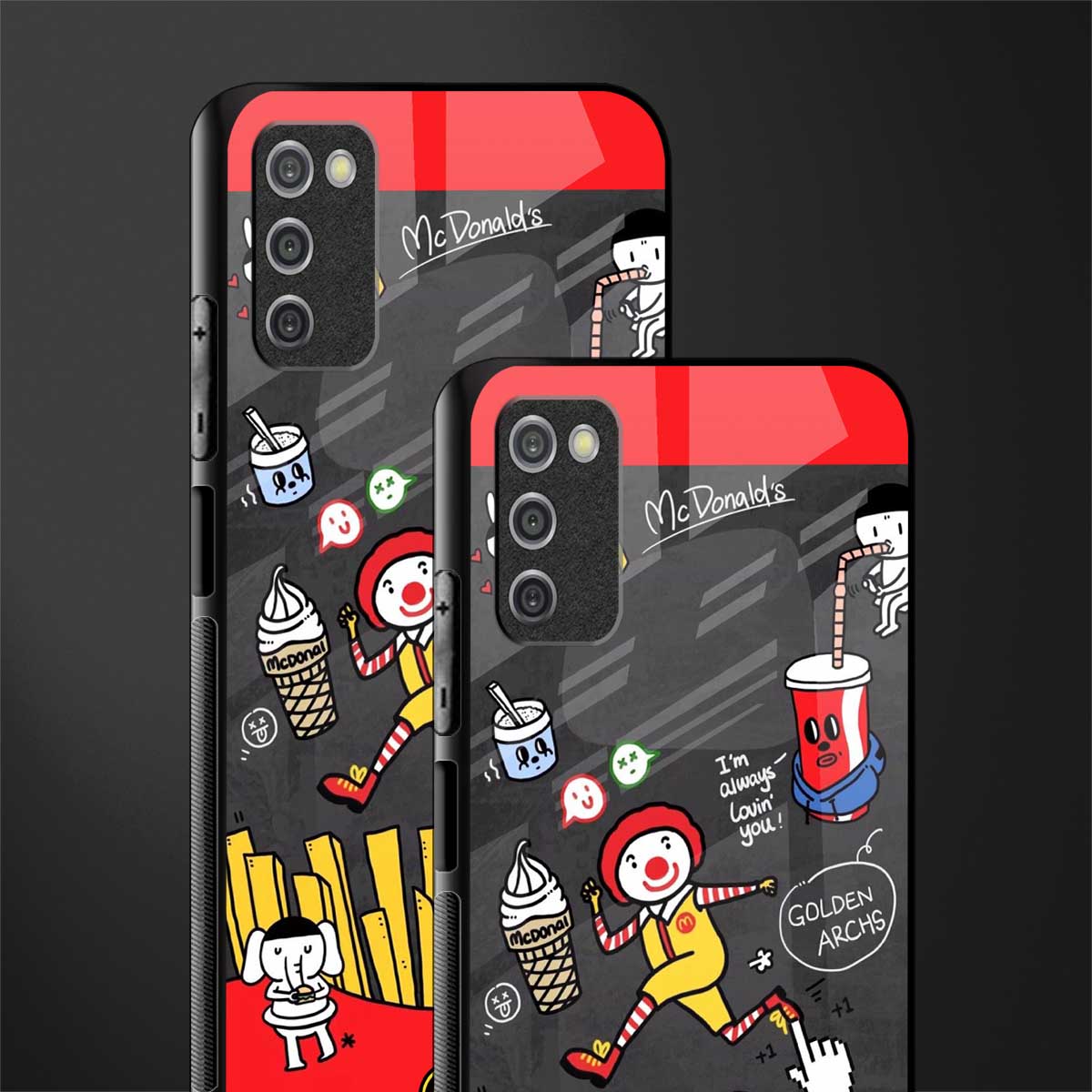 i'm always lovin' you glass case for samsung galaxy a03s image-2