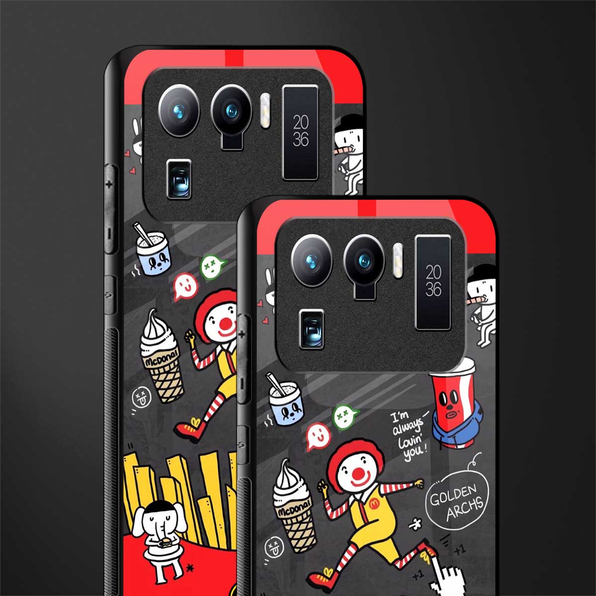 i'm always lovin' you glass case for mi 11 ultra 5g image-2