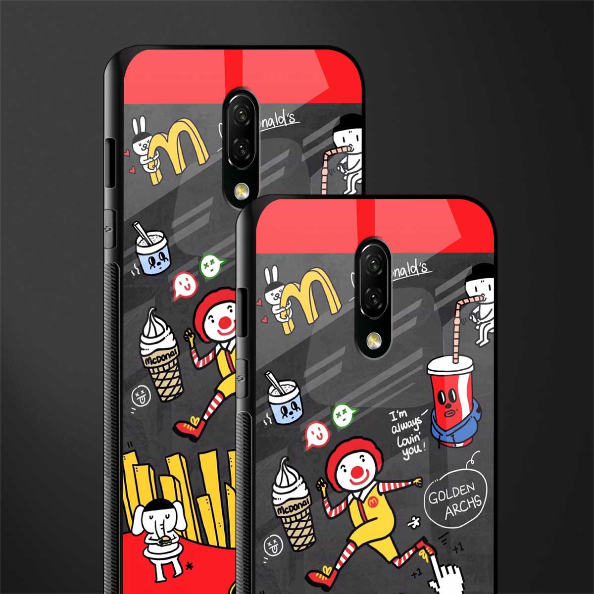 i'm always lovin' you glass case for oneplus 7 image-2