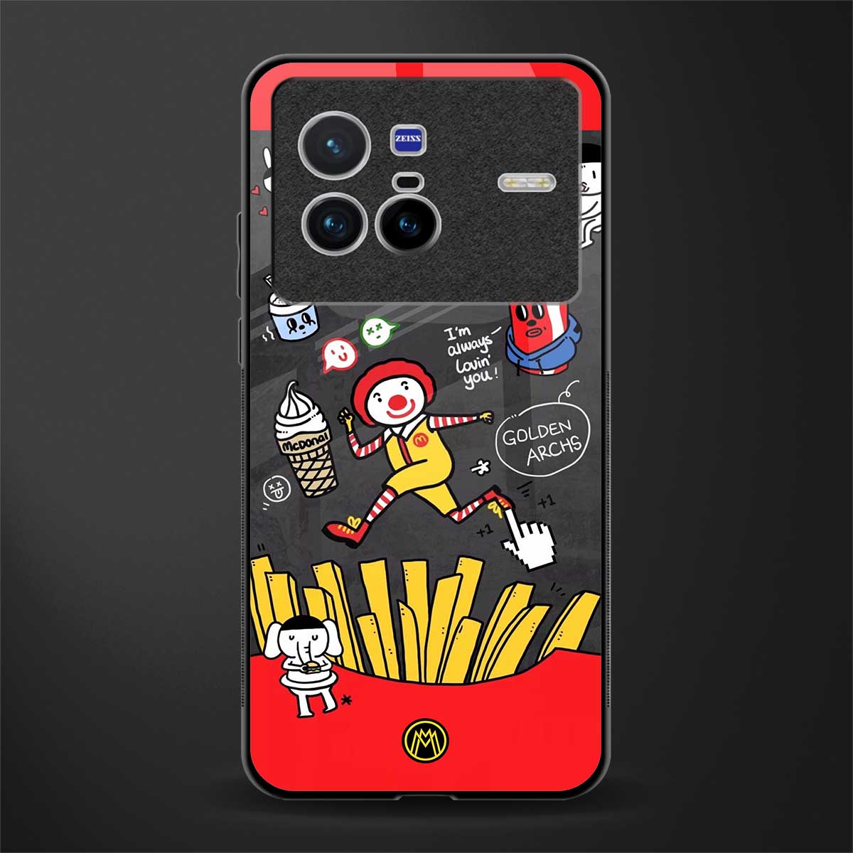 i'm always lovin' you glass case for vivo x80 image