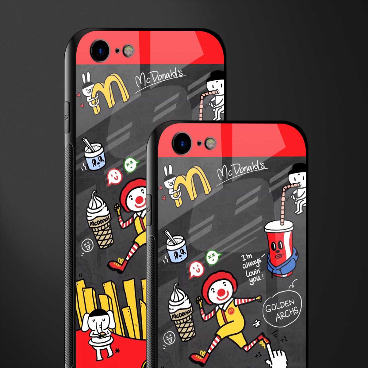 i'm always lovin' you glass case for iphone se 2020 image-2
