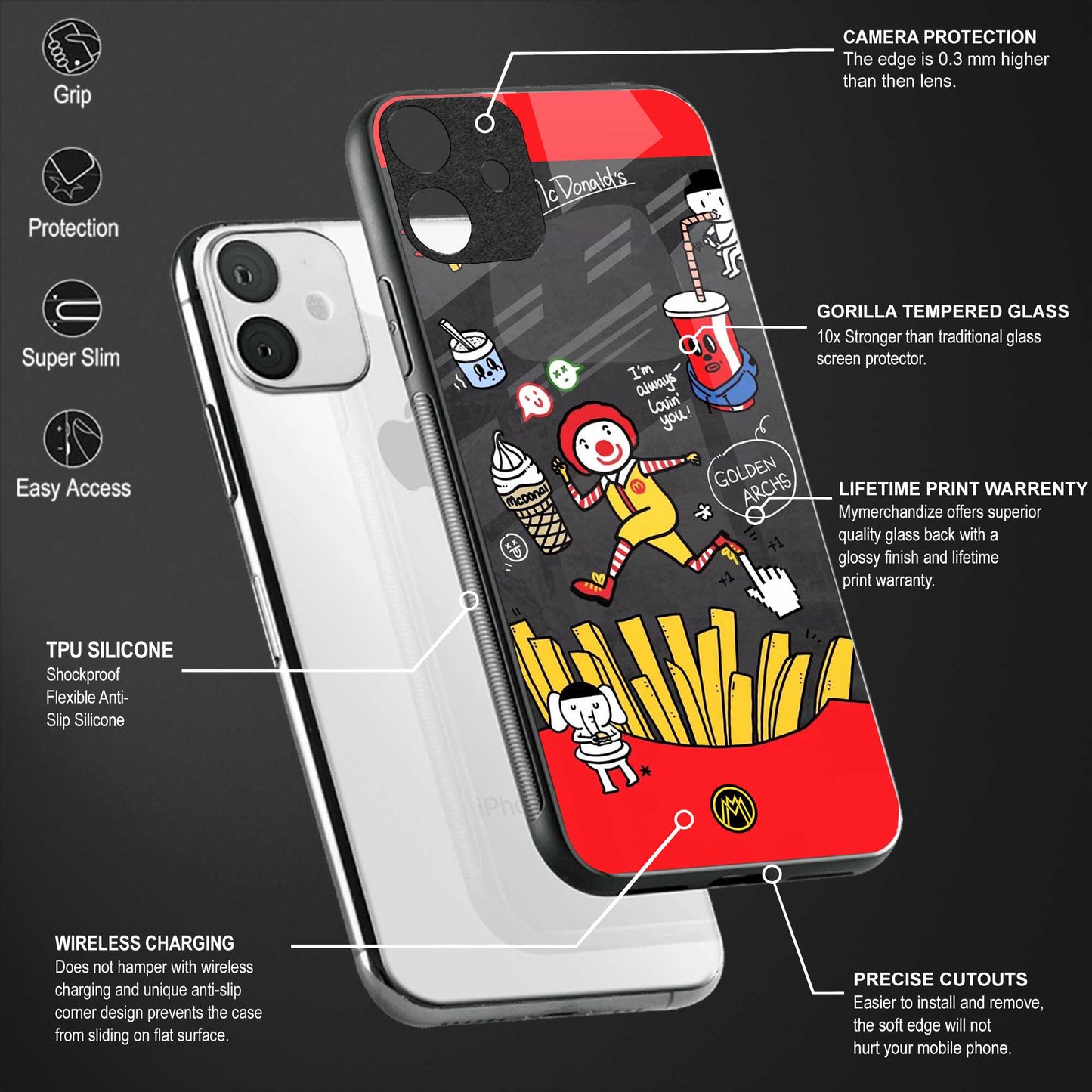 i'm always lovin' you glass case for oppo reno 3 pro image-4