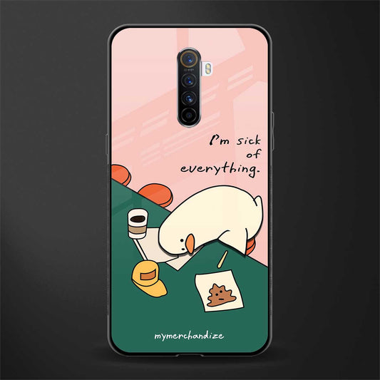 i'm sick of everything glass case for realme x2 pro image