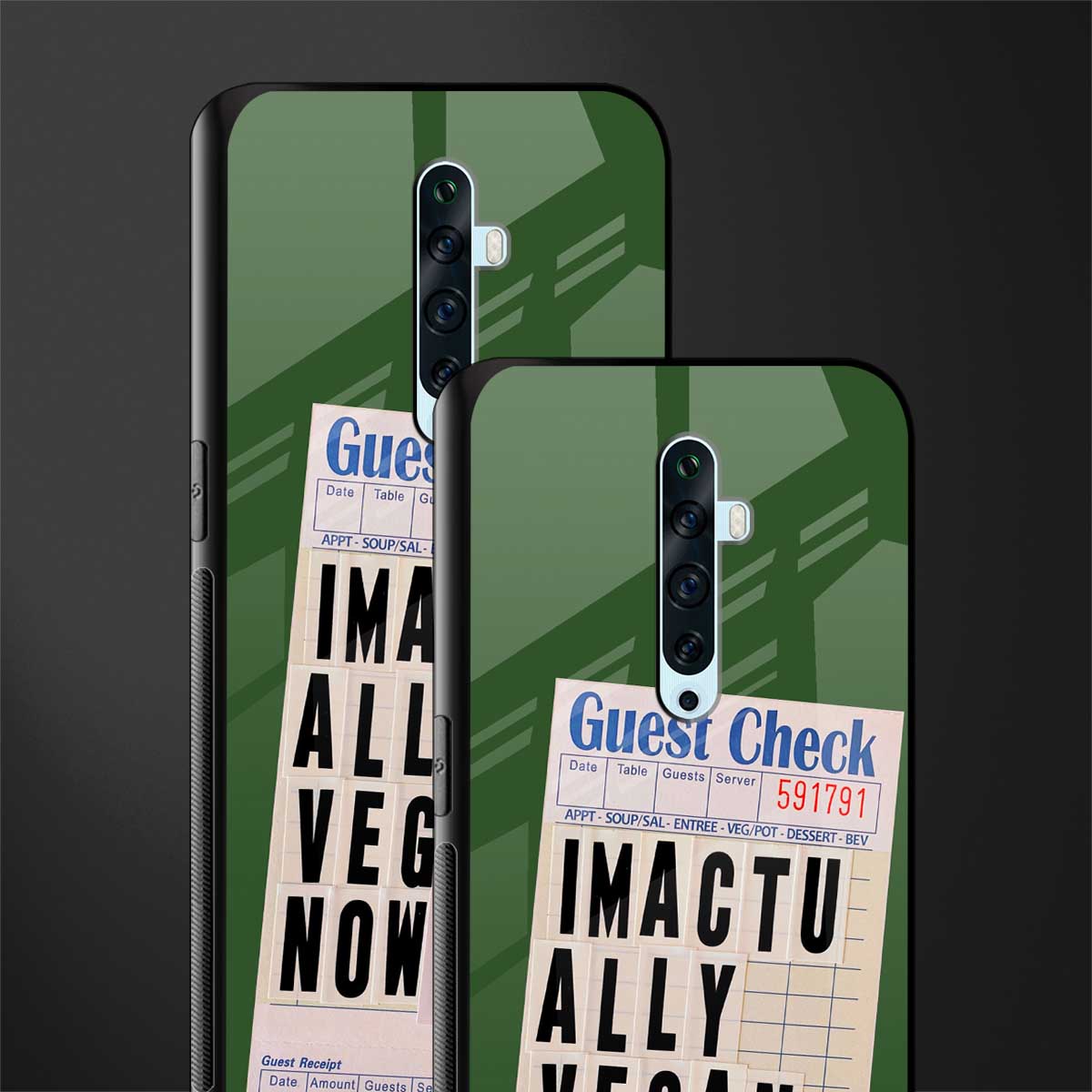 i'm vegan glass case for oppo reno 2z image-2