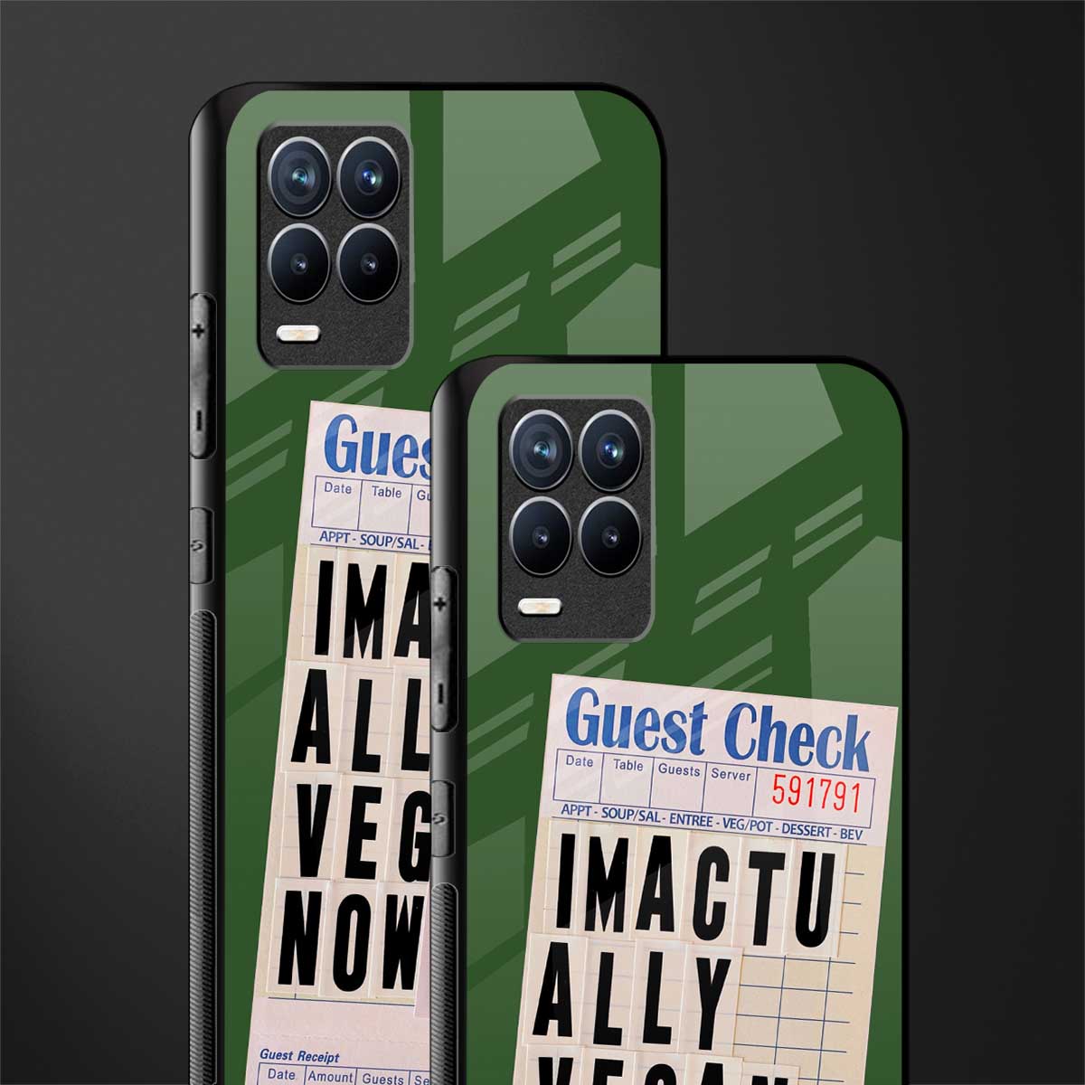 i'm vegan glass case for realme 8 4g image-2