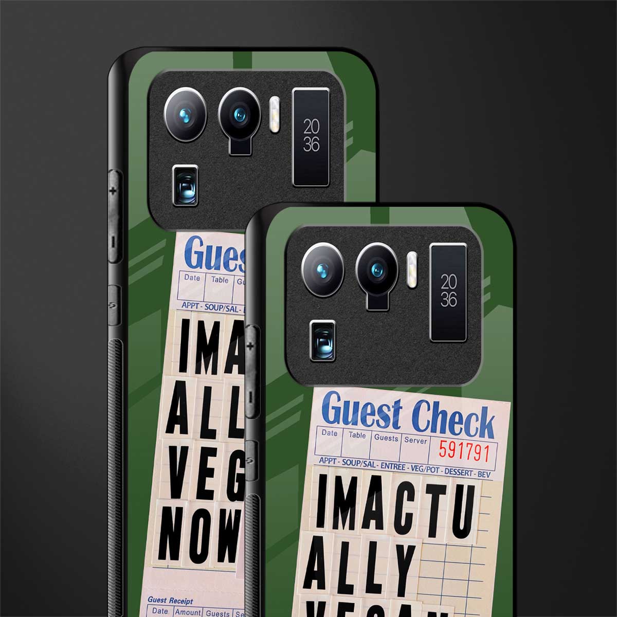 i'm vegan glass case for mi 11 ultra 5g image-2