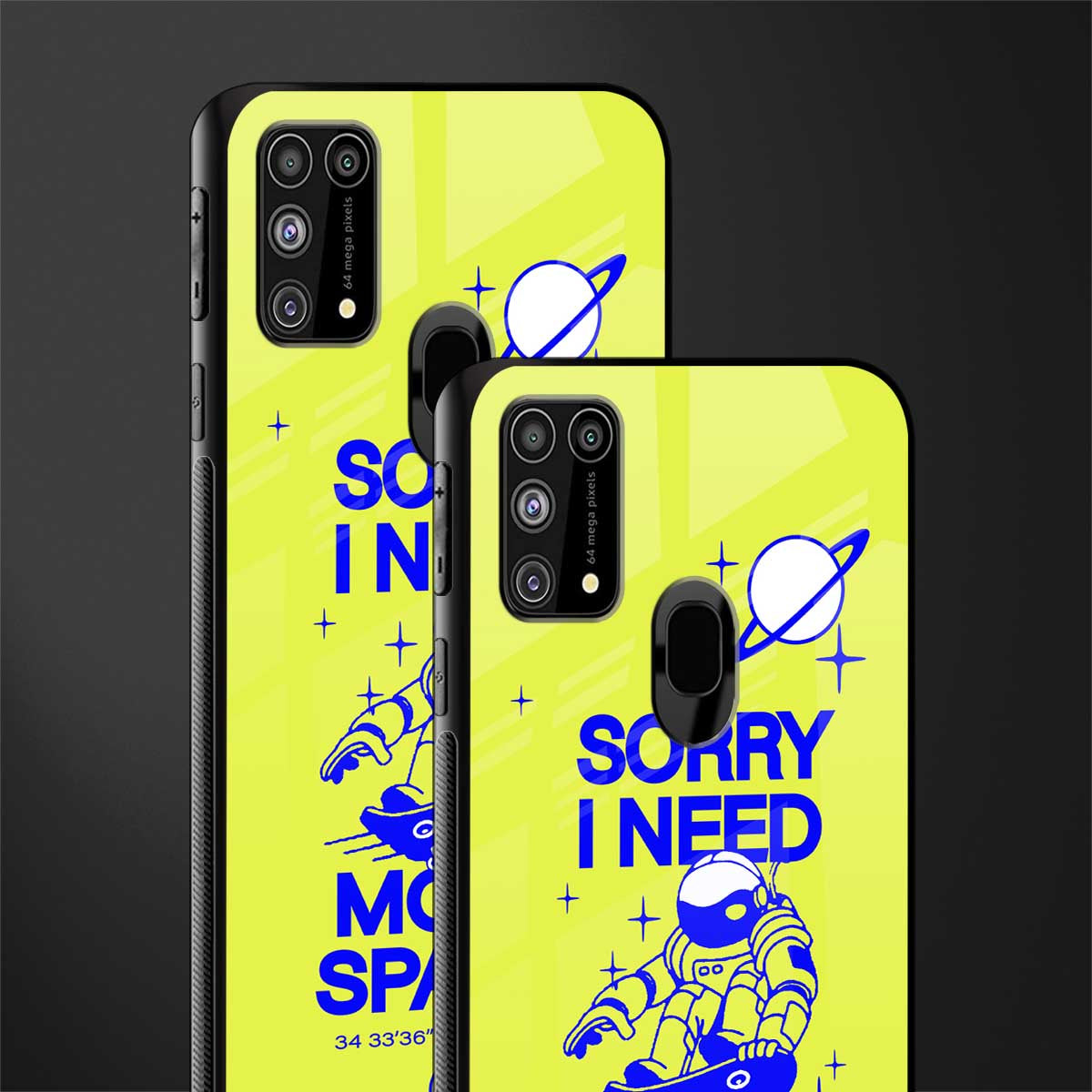 i need more space glass case for samsung galaxy m31 prime edition image-2