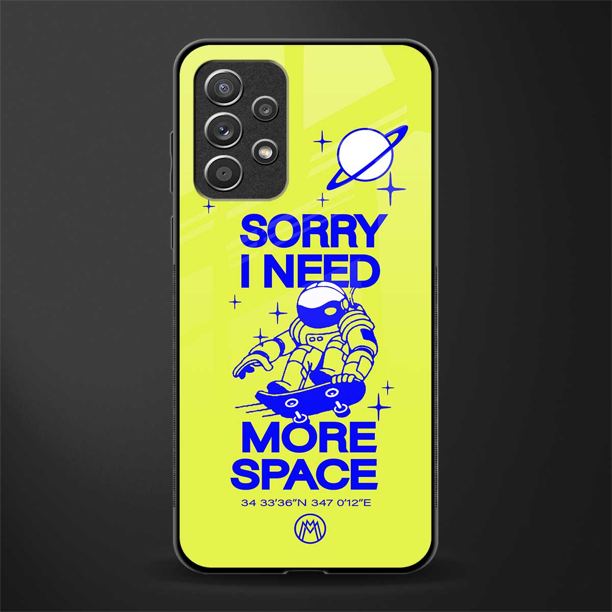 i need more space glass case for samsung galaxy a72 image