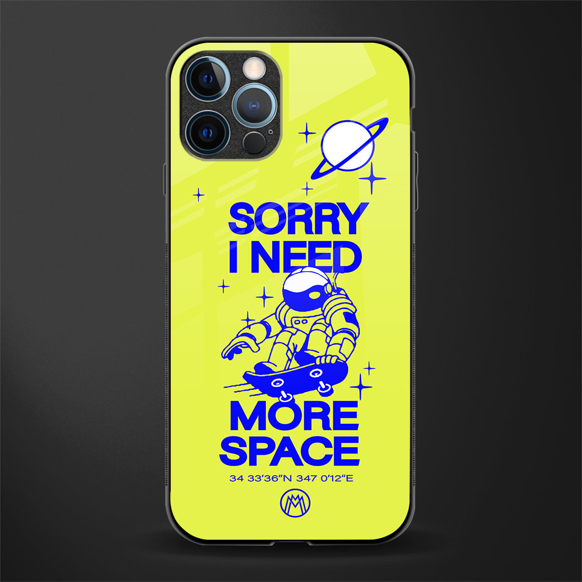 i need more space glass case for iphone 12 pro max image