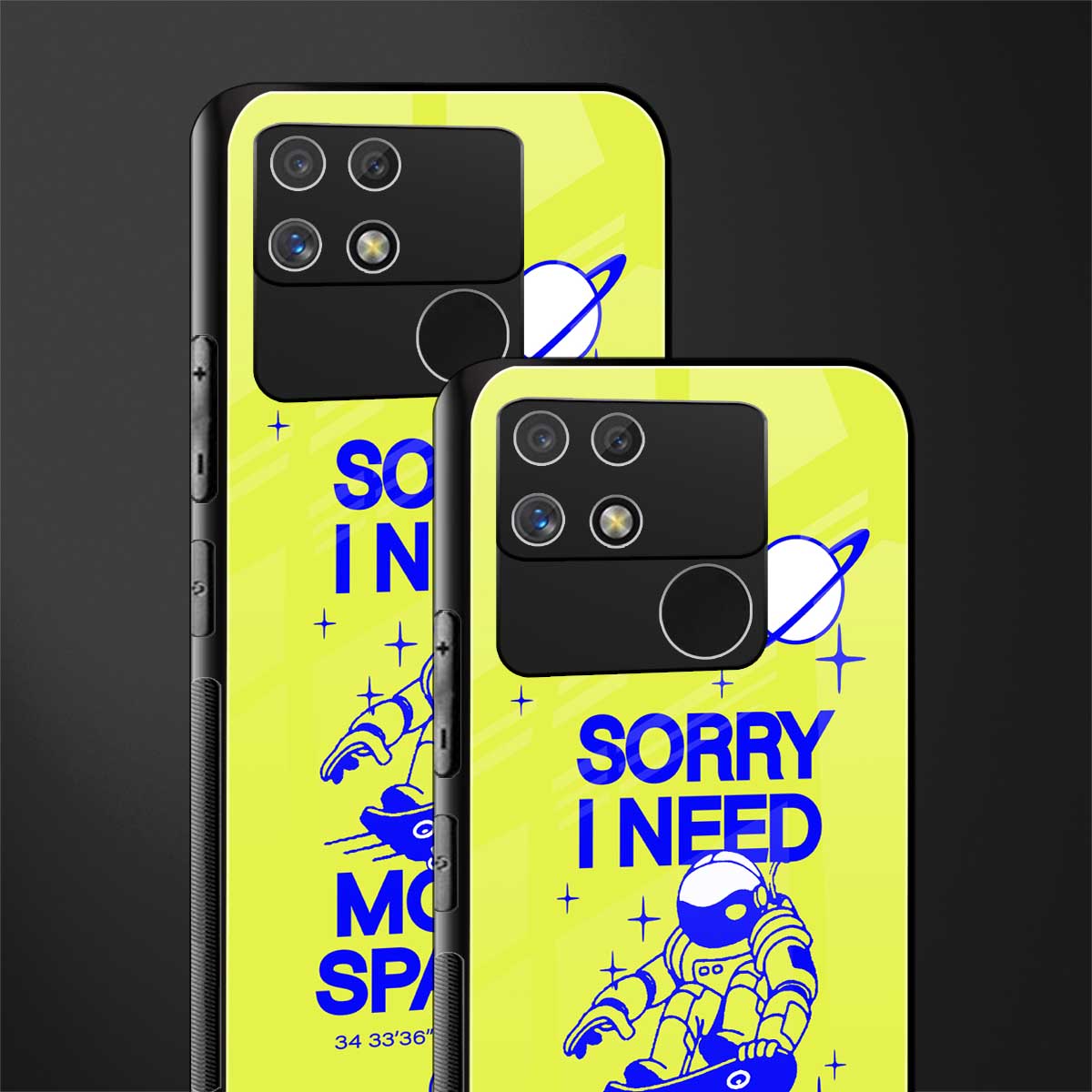 i need more space back phone cover | glass case for realme narzo 50a