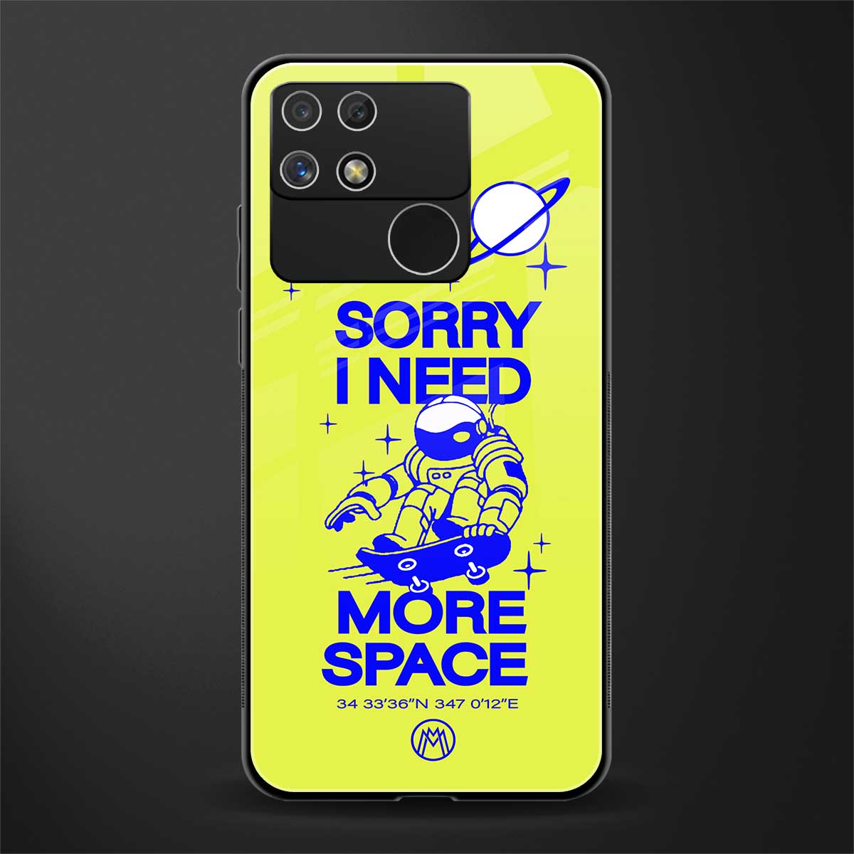 i need more space back phone cover | glass case for realme narzo 50a