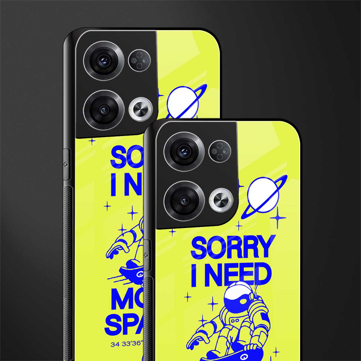 i need more space back phone cover | glass case for oppo reno 8 pro