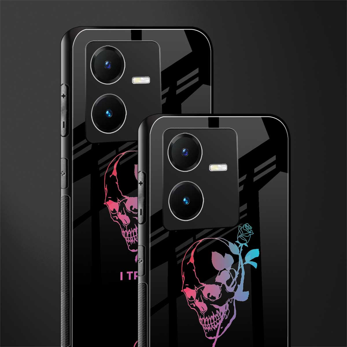 i tried back phone cover | glass case for vivo y22
