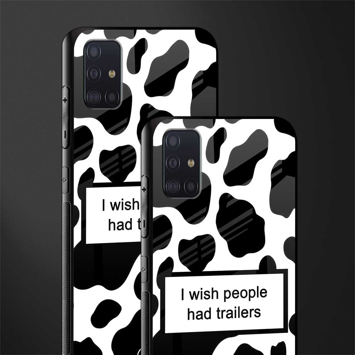i wish people had trailers glass case for samsung galaxy a71 image-2