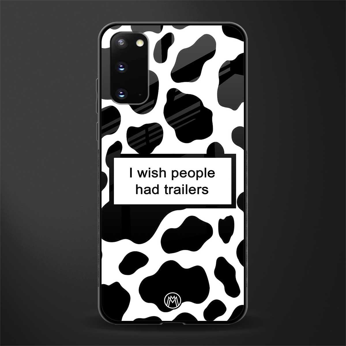 i wish people had trailers glass case for samsung galaxy s20 image
