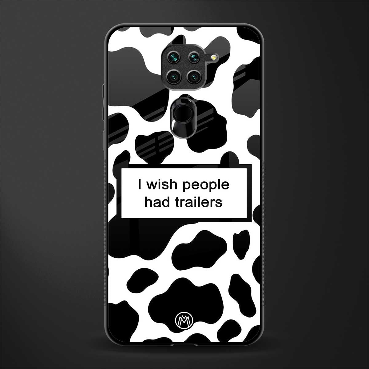 i wish people had trailers glass case for redmi note 9 image