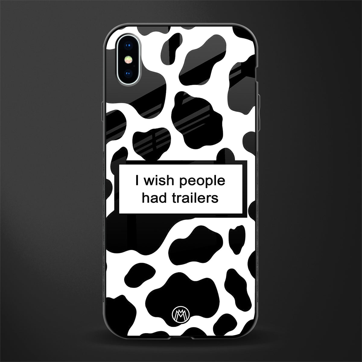 i wish people had trailers glass case for iphone xs max image
