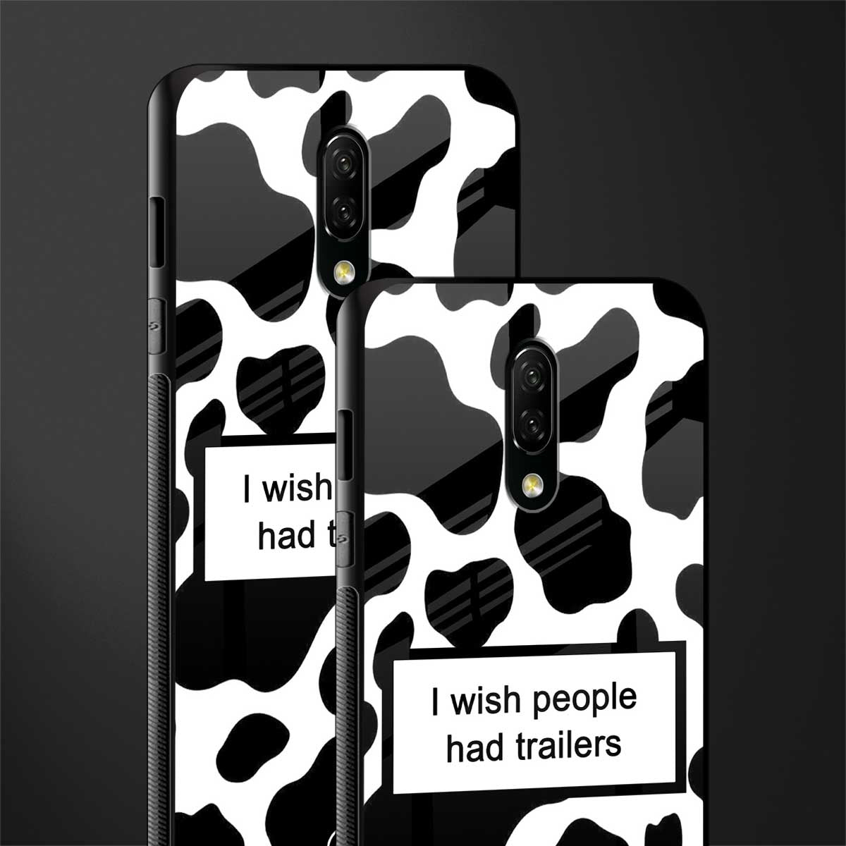 i wish people had trailers glass case for oneplus 7 image-2