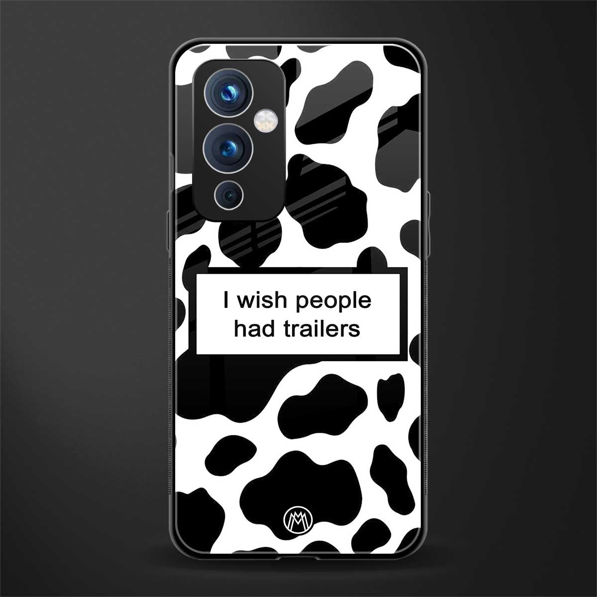 i wish people had trailers back phone cover | glass case for oneplus 9