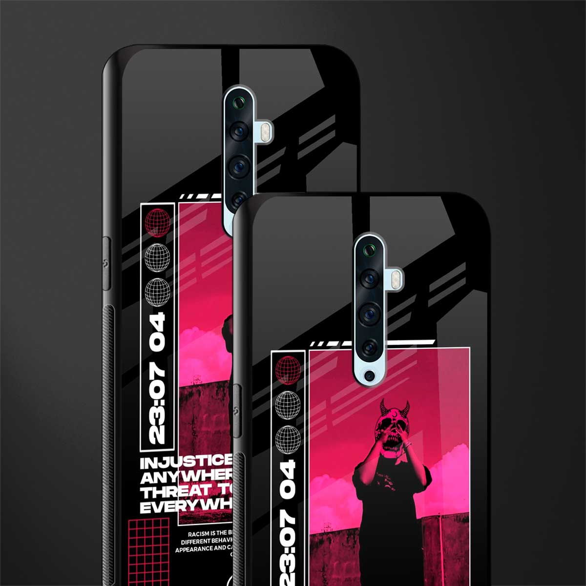 injustice glass case for oppo reno 2f image-2