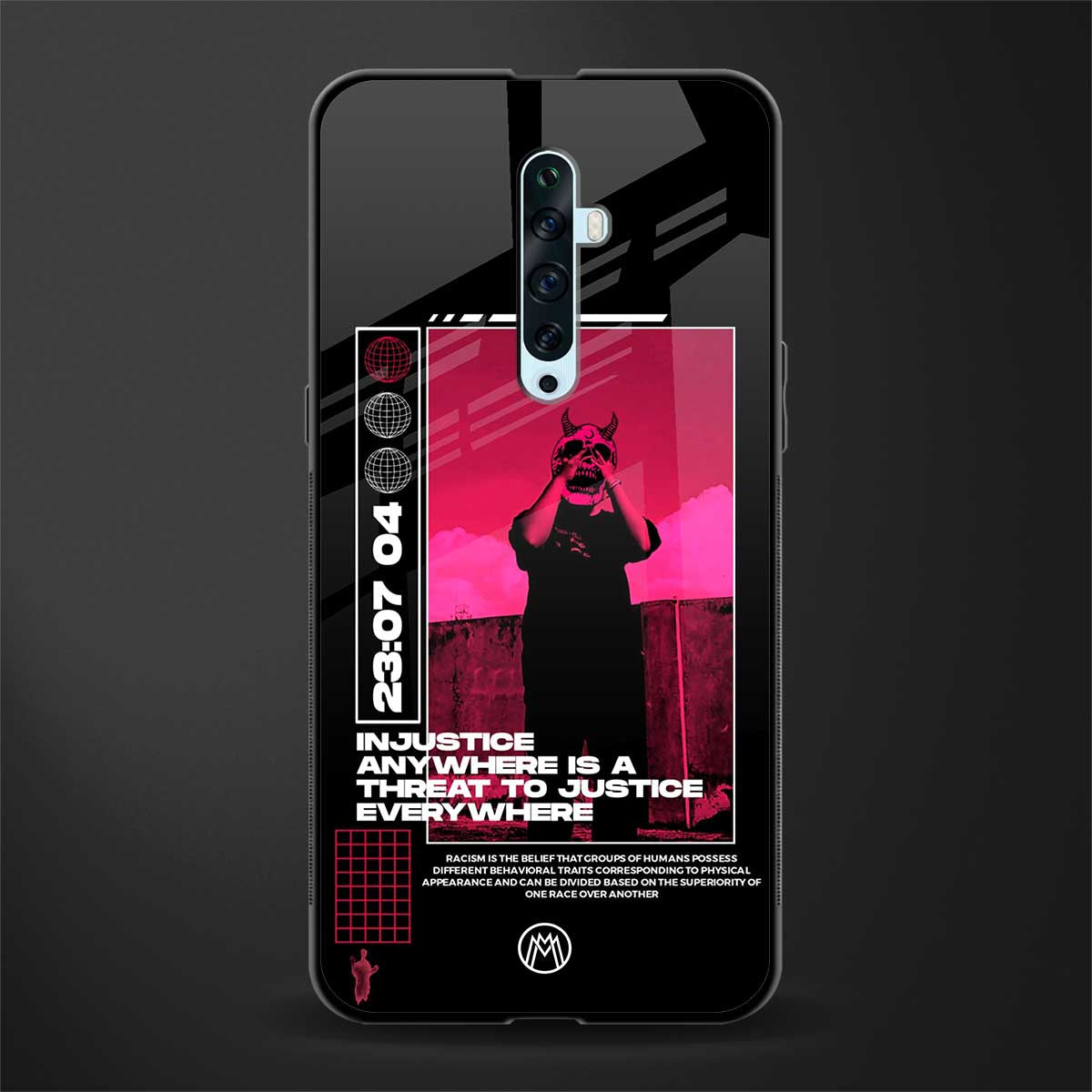 injustice glass case for oppo reno 2f image