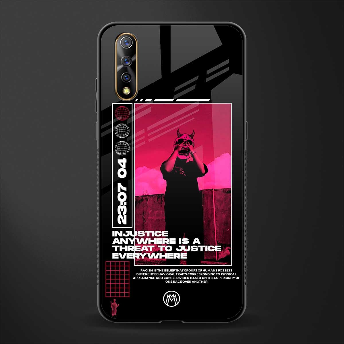 injustice glass case for vivo z1x image