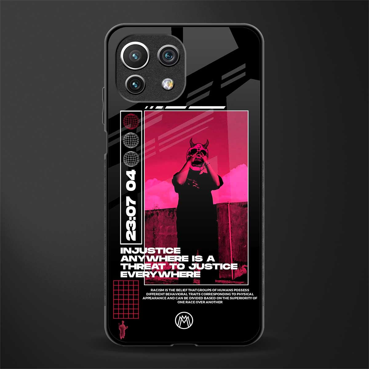 injustice glass case for mi 11 lite image