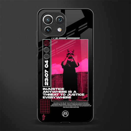 injustice glass case for mi 11 lite image