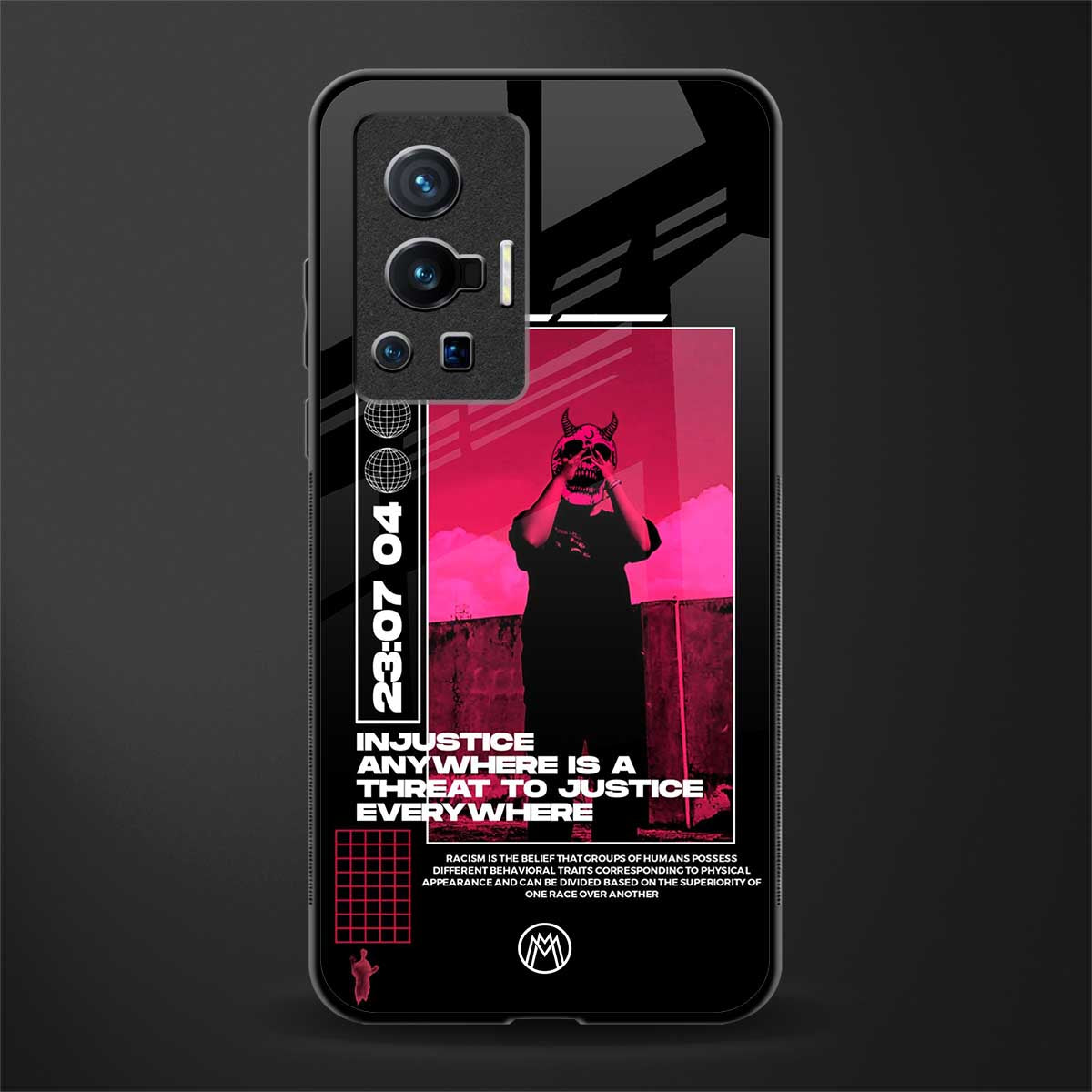 injustice glass case for vivo x70 pro image