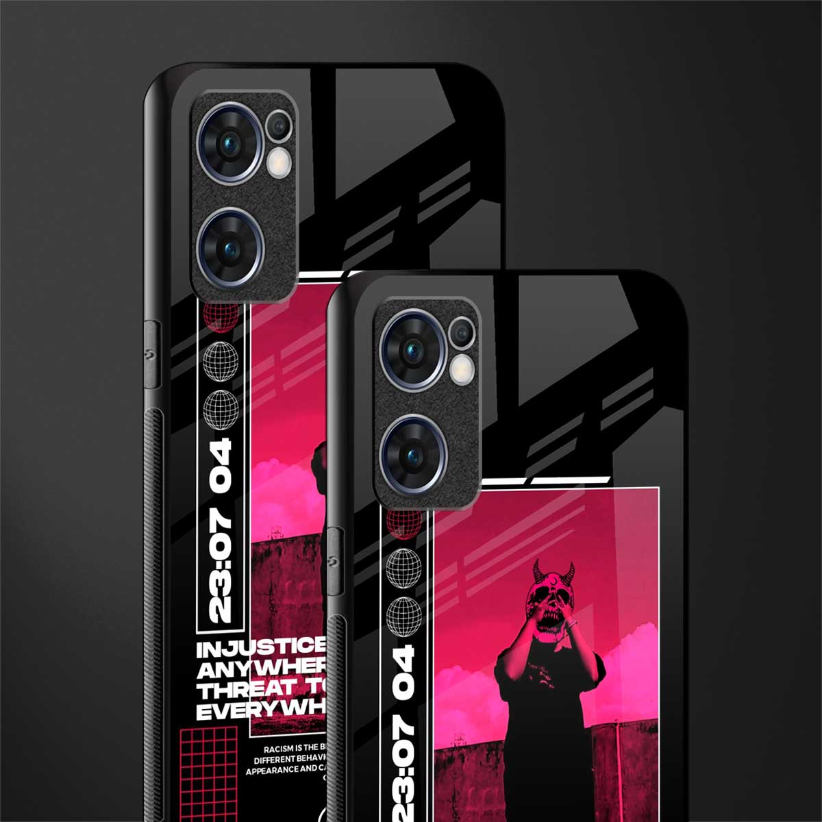 injustice glass case for oppo reno7 5g image-2